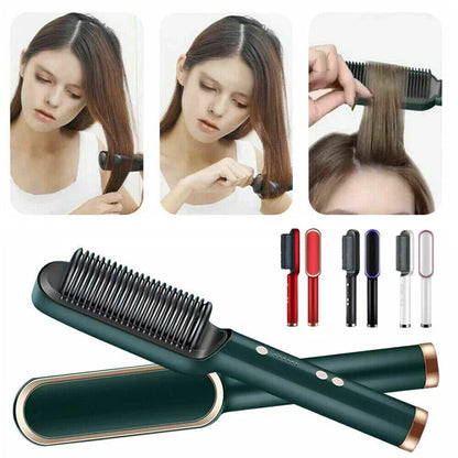 Electric Hair Straightener Comb Brush