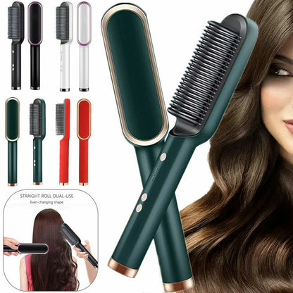 Electric Hair Straightener Comb Brush